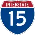 Interstate 15 marker