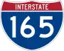 Interstate 165 marker