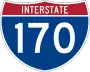 Interstate 170 marker