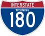 Interstate 180 marker