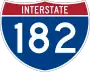 Interstate 182 marker