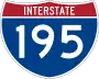 Interstate 195 marker