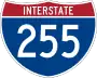 Interstate 255 marker