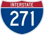 Interstate 271 marker