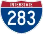 Interstate 283 marker