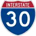 Interstate 30 marker