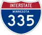 Interstate 335 marker