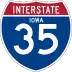 Interstate 35 marker