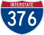 Interstate 376 marker