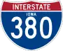 Interstate 380 marker