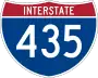 Interstate 435 marker