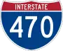 Interstate 470 marker