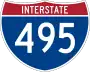 Interstate 495 marker