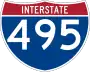 Interstate 495 marker