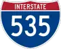 Interstate 535 marker