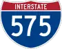 Interstate 575 marker