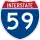 Interstate 59 marker