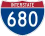 Interstate 680 marker