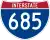 Future Interstate 685 marker