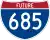 Future Interstate 685 marker