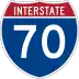 Interstate 70 marker