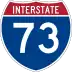 Interstate 73 marker