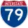 Interstate 79 marker