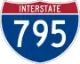 Interstate 795 marker