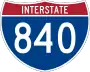 Interstate 840 marker