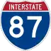 Interstate 87 marker