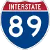 Interstate 89 marker