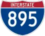 Interstate 895 marker