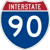 Interstate 90 marker