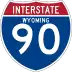 Interstate 90 marker