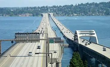 I-90 crossing Lake Washington