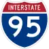 Interstate 95 marker