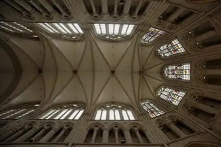 The vault of the choir