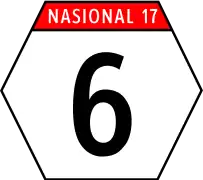 National route 6 in Region 17 (Bali)