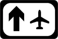 Sign F 222AAirport Advance Direction