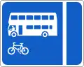 RUS 028Nearside With-flow Bus Lane