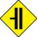 W 013Side Road on Dual C'way - (No CR Break)