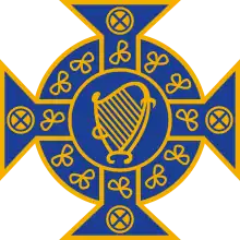 Original crest of the Irish Football Association