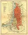 The presidency town of Calcutta (shown here in a 1908 map) was established in 1690 as Fort William.