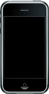 A vector render of the first-generation iPhone, first marketed in 2007. Its form factor is credited to Ive.