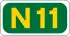 N11 road shield}}