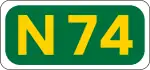 N74 road shield}}