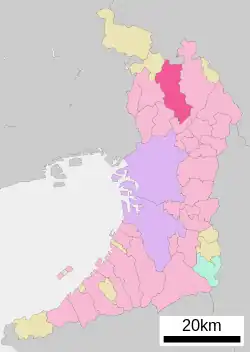 Location of Ibaraki