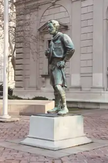 R. Tait McKenzie`s The Ideal Scout (1937), at the Bruce S. Marks Scout Resource Center in Philadelphia