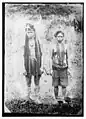 An Ifugao bridal pair (c. 1910). Note the kango or yang ngo on the man.