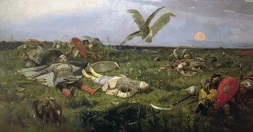 After Igor Svyatoslavich's fighting with the Cumans (1880)